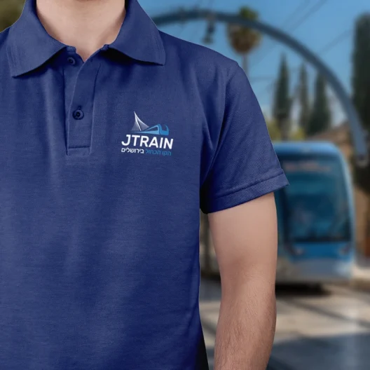 מיתוג ועיצוב גרפי – JTRAIN הקו הכחול בירושלים - איימארק אימג'